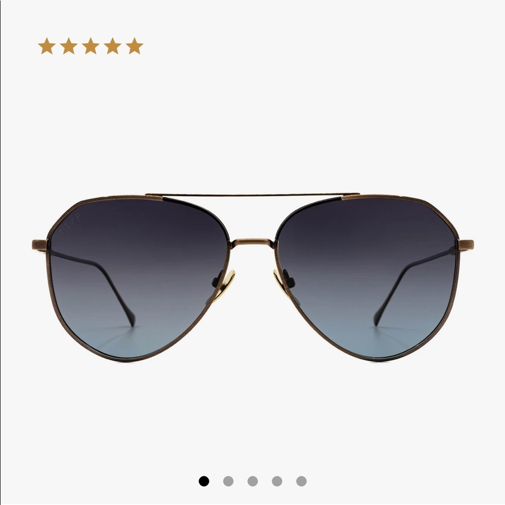 DIFF The Dash Brushed Brown Grey Blue Polarized